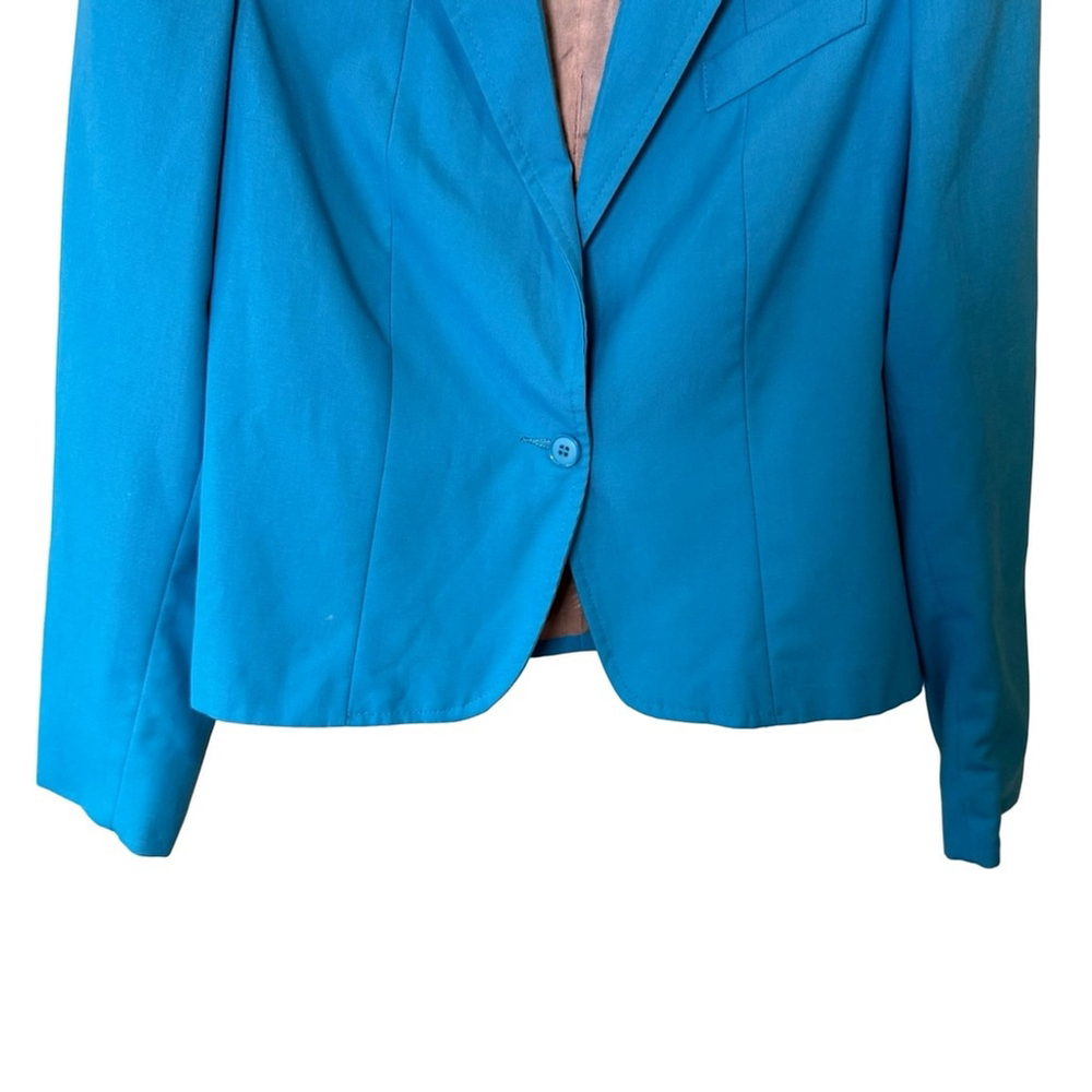 Chorus Line by Ricki’s Vintage 80s Blue Blazer for Women Size XS S Power Suit - Picture 11 of 16